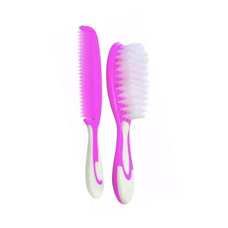 Brush and Comb Set Pink