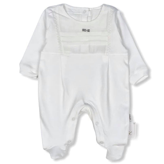 Baby girl cotton overall (newborn)