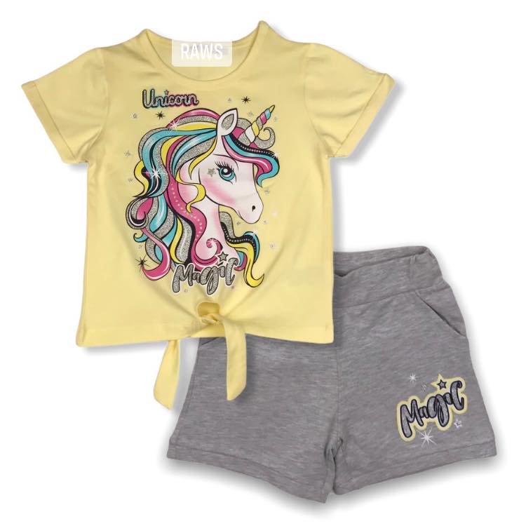 Girl 2 pieces cotton set (4 years)