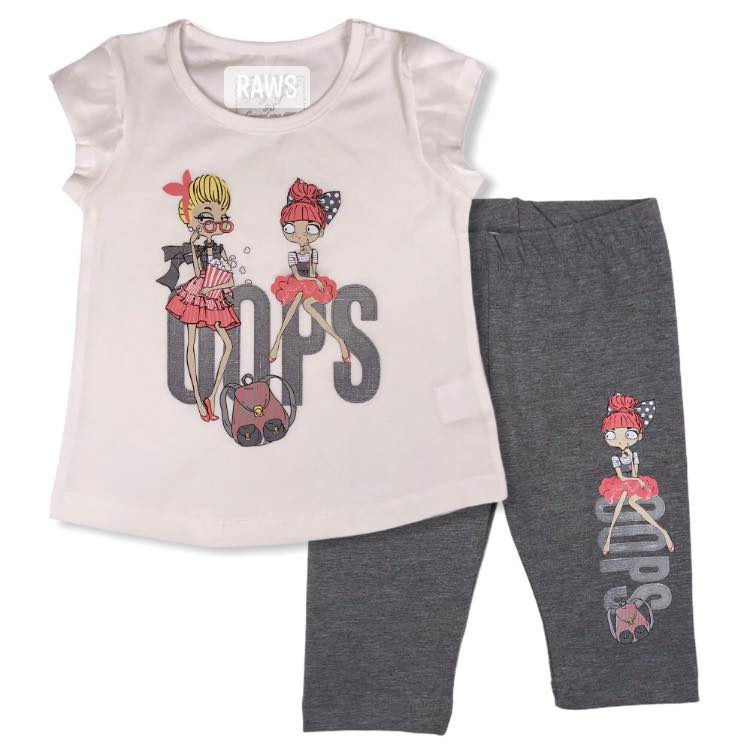 Girl 2 pieces cotton set (4 years)