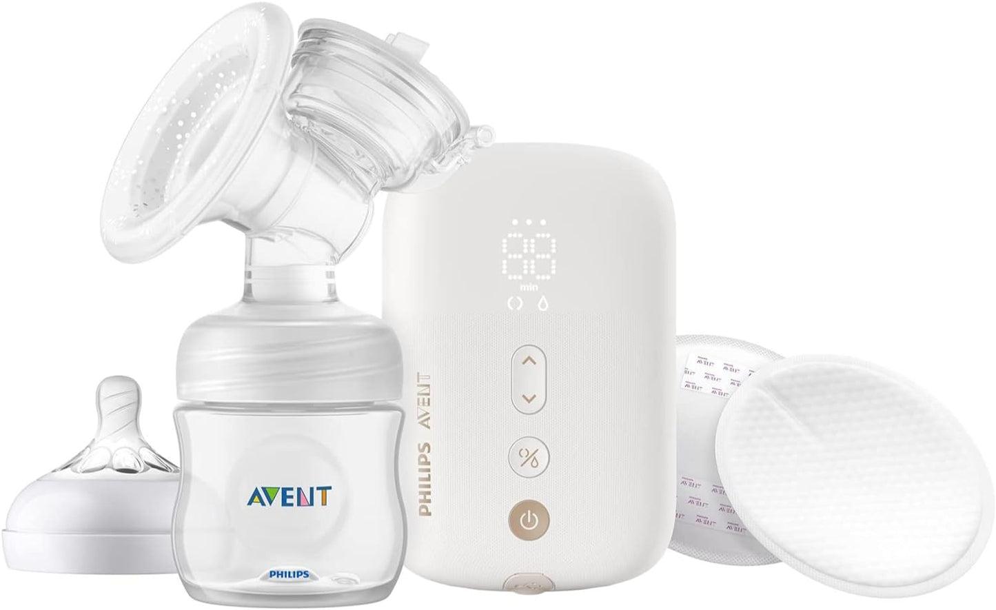 Electric breast pump cordless