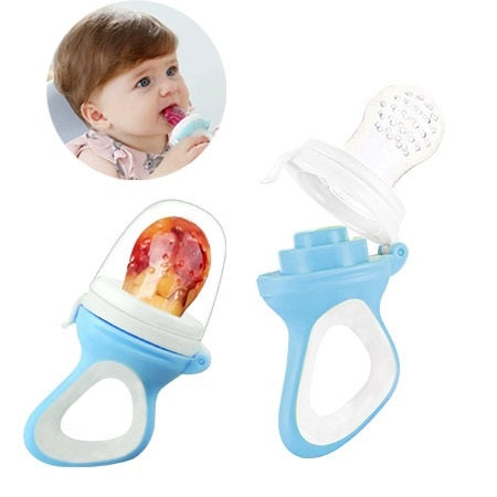 Baby Food Feeder Blue