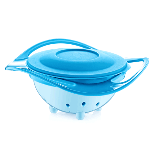 360° rotating non-spill bowl