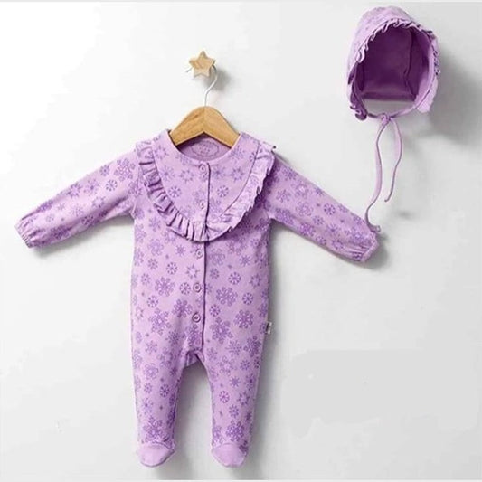 Baby girl 2 pieces overall set (3-6 m)