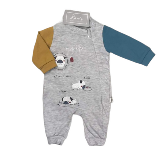 Baby boys cotton overall (0-3 m)