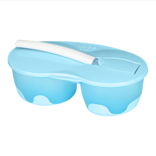 Double Section Feeding Bowl Set