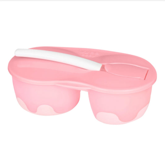 Double Section Feeding Bowl Set