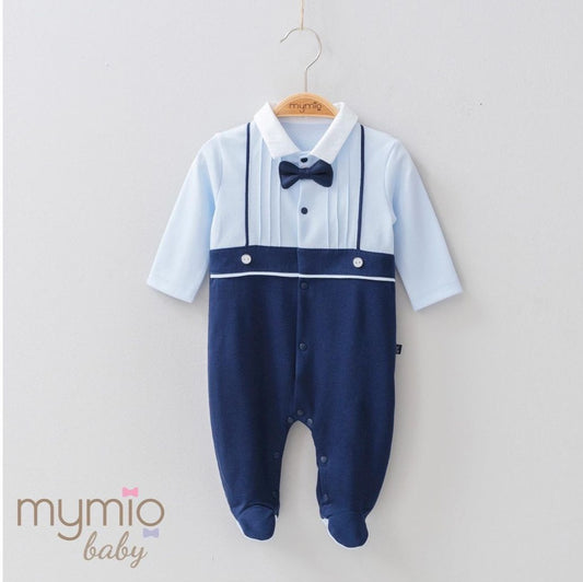 Baby boy  cotton formal overall (0-3 m)
