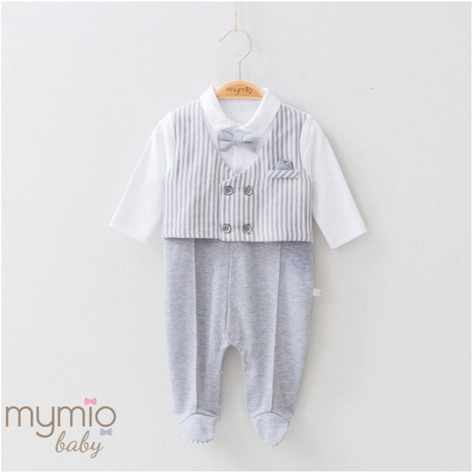 Baby boy cotton overall (newborn )
