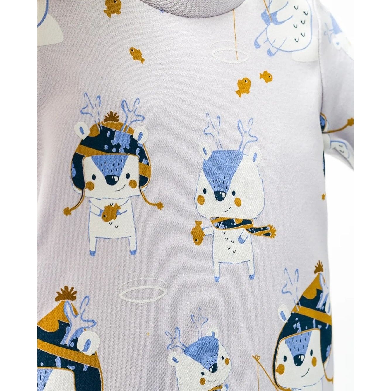 Baby boy cotton 2 pieces overall set (3-6 m)