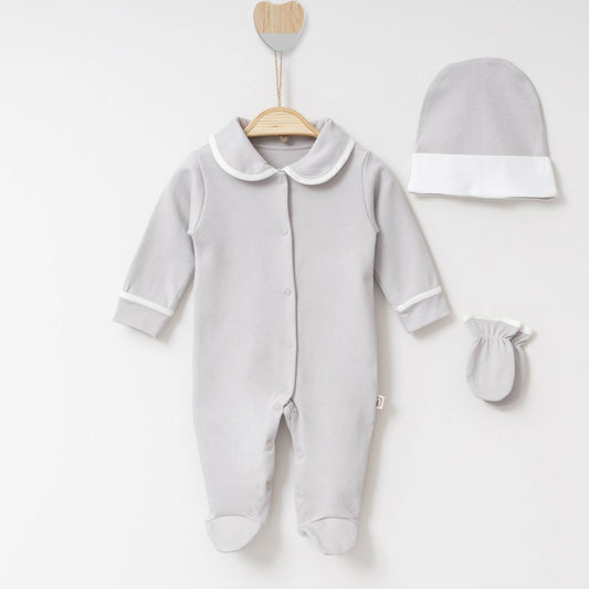 Baby boy 3 pieces overall set (0-3 m)